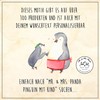 Mr. & Mrs. Panda Personalisierter Gravur Bierkrug Pinguin mit Kind