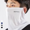 Domestic Mesh UV Protection Sports Mask for Summer Face Cover Gray