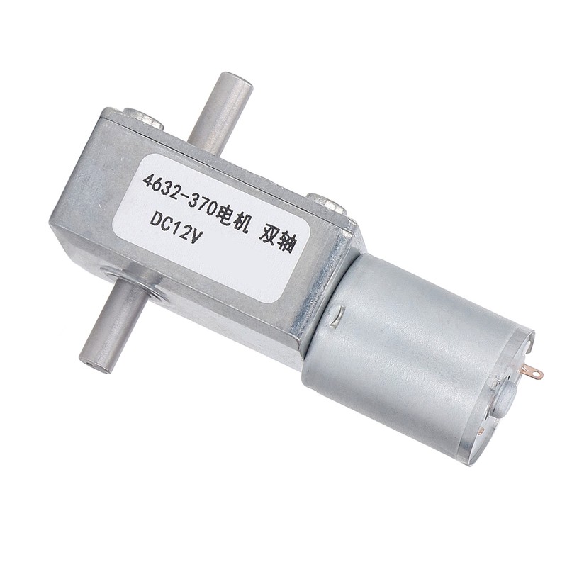 Double Shaft Gear Motor Self Locking CW CCW Aluminum Alloy