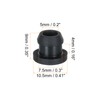 QUARKZMAN Pack of 30 Snap Rubber Grommet Plug Mount Diameter