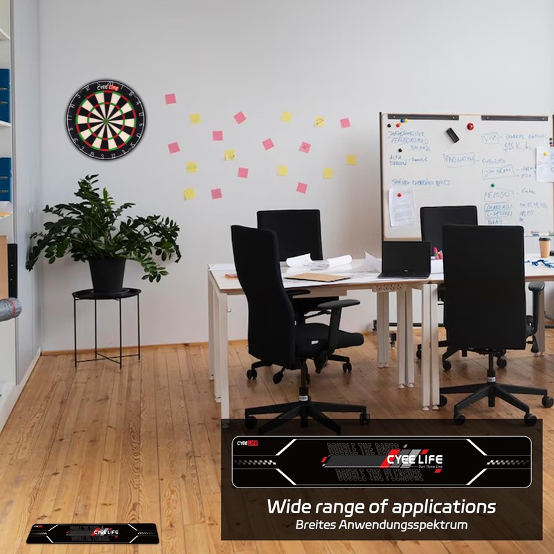 CyeeLife Dart Oche Line, dart drop marking, dart throwing line