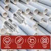 Tzdxfgl 2 Pcs PVC Pipe Thread Kit, Electric Drill Compatible