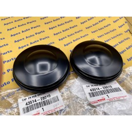 Toyota 2 Toyota Tacoma 4Runner Tundra FJ Front Hub Grease Dust Cap Cover Genuine OEM