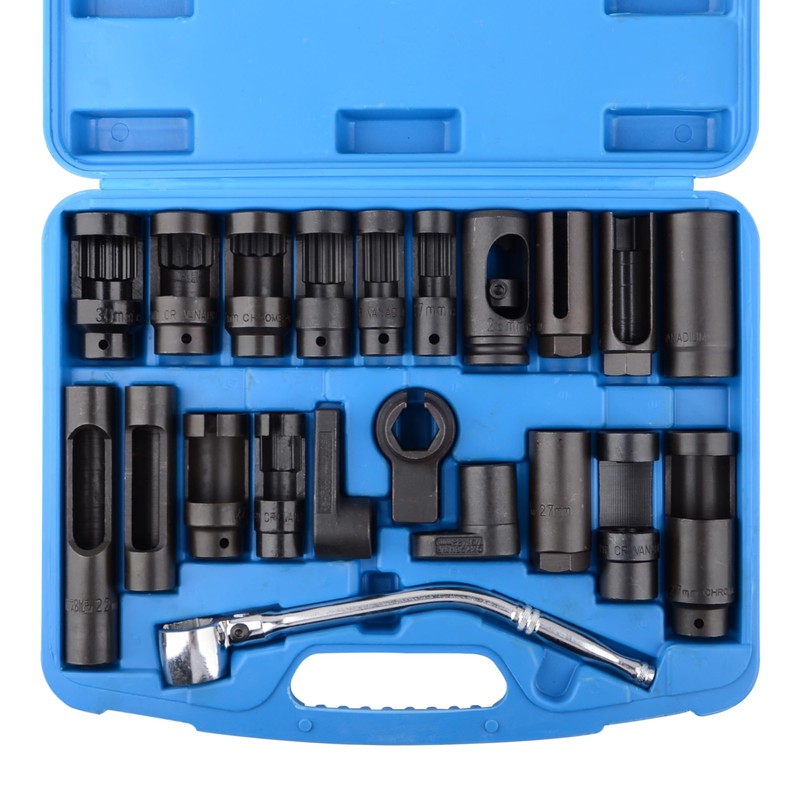 DAYUAN 21pcs Oxygen Sensor Socket Set, Oil Pressure Sending Unit