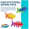 SwimWays Fish Styx Kids Fish-Shaped Pool Diving Toys (3 Pack),