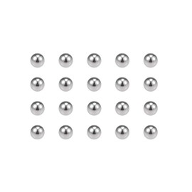 sourcing map Bearing Ball 440C Stainless Steel G100 Precision Ball 1/8 Inch (Pack of 100)
