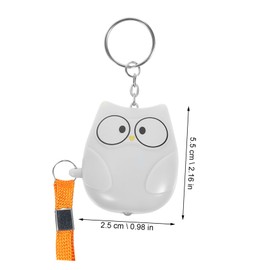 TEHAUX Owl Personal Alarm Keychain for Women Outdoor Safety Alarm with Keychain Attachment Compact Personal Security Device for Travel and Emergencies