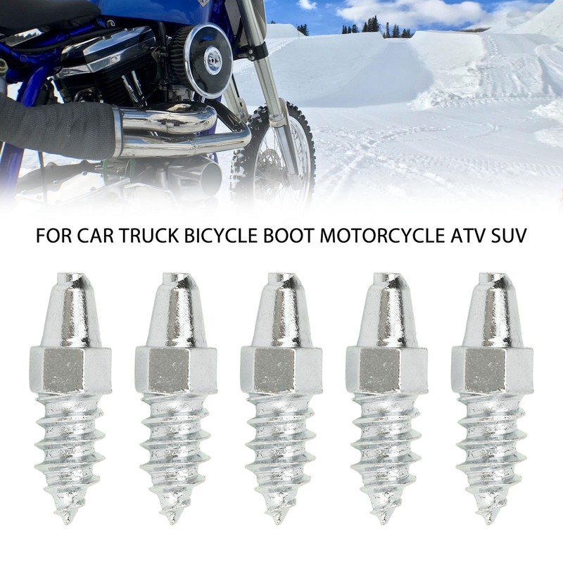 100PCS Tire Spikes Carbide Alloy 21mm Prevent Slip Wheel Tyre