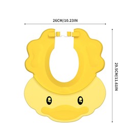 Hair Washing Aids for Kids - Adjustable Shower Cap Hair Washing Shield for Toddlers - Baby Shampoo Cap Visor for Eye & Ear Protection