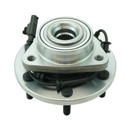 QSKCBXVL Wheel Hub and Bearing Assembly Left Driver Right Passenger Front Side with ABS Sensor for Nissan for Armada 5.6L 2012-2014 for Titan 5.6L 2012-2014 BHA85566