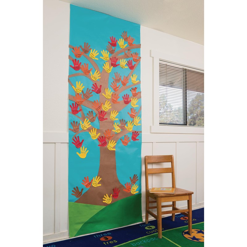 Colorations Dual Surface Paper Roll Classroom Supplies for Arts and
