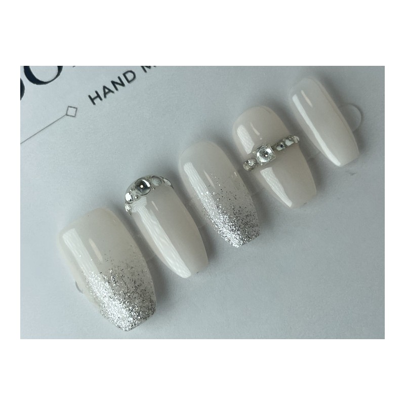 ⭐️ [Pure Wedding Glitter] Wedding Ring Nail Tips ⭐️ -