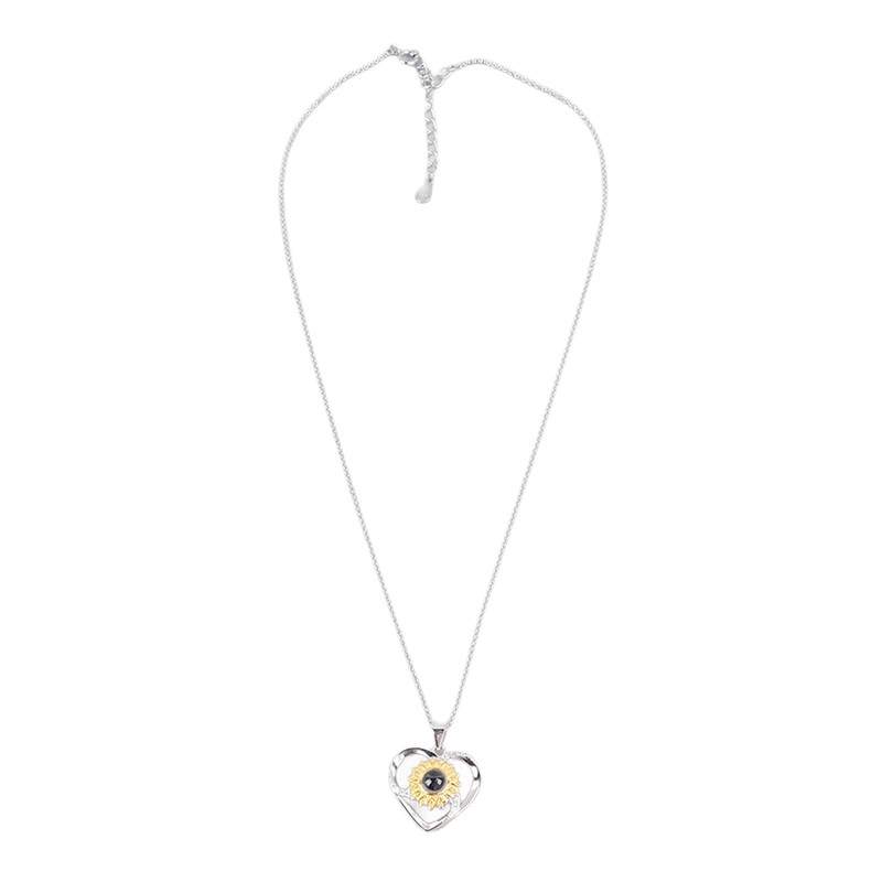 Elegante Collar de Plata S925 con Forma de Corazón de