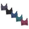 J-Line Women's Comfort Bustier Sleep Bra Without Underwire Seamless Soft