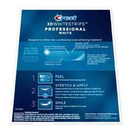 Crest 3D White Professional Effects Whitestrips Teeth Whitening Strips Kit, 40 Strips (20 Count Pack)
