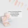W7 Flawless Base Cream Colour Correcting Palette - 7 Shades