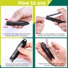 GLAMFIELDS Nail Clipper with Catcher, Large Fingernail Toenail Clipper,Slanted Edge