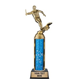 Crown Awards 11" Male Water Ski Trophy, Male Water Ski Trophies with Customized Text