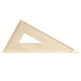 SUPERTOOL Stainless Steel Ruler Stainless Steel Gold Brass Classic Accurate Measurement Right Triangle Ruler (Pack of 1)