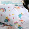 JSD Christmas Kids Sheet Set Twin Size, 3 Piece Stars