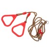 Children Adult Pull up Rings Plastic Trapeze Swing Triangular Gym