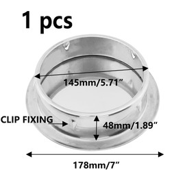 Semetall 6 Inch(150mm) Metal Tee Cap - Round Dryer Vent Cover - Metal Duct Fitting-Reusable -Pack of 1