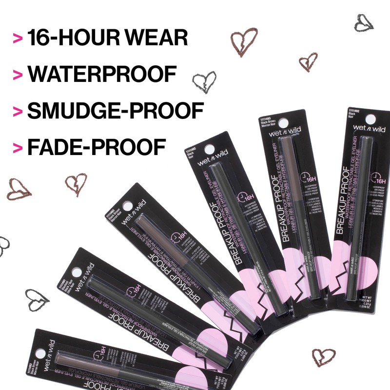 wet n wild Mega Last Breakup Proof Waterproof Retractable Gel
