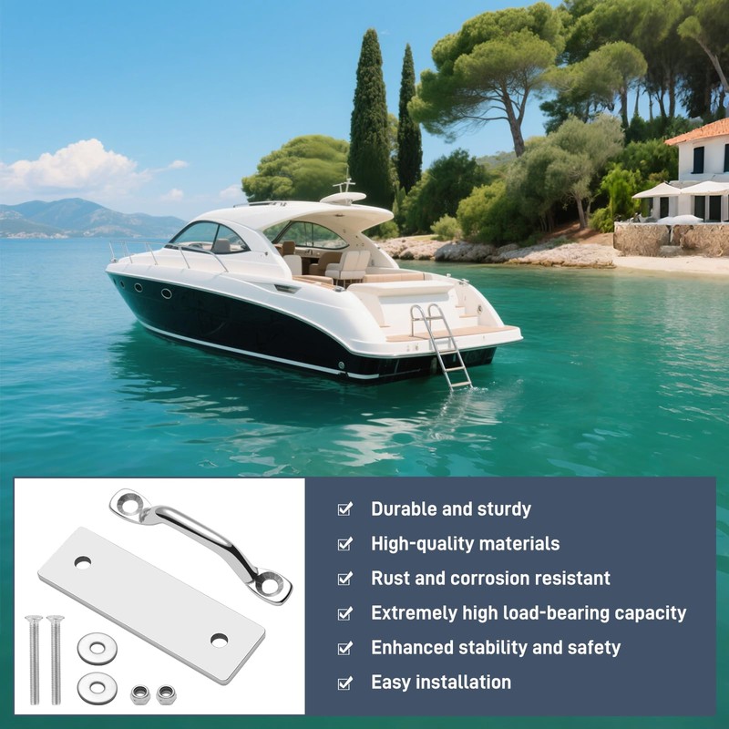 Boat Dock Ladder Hardware Attachment Kit Replacement for RecPro Marine