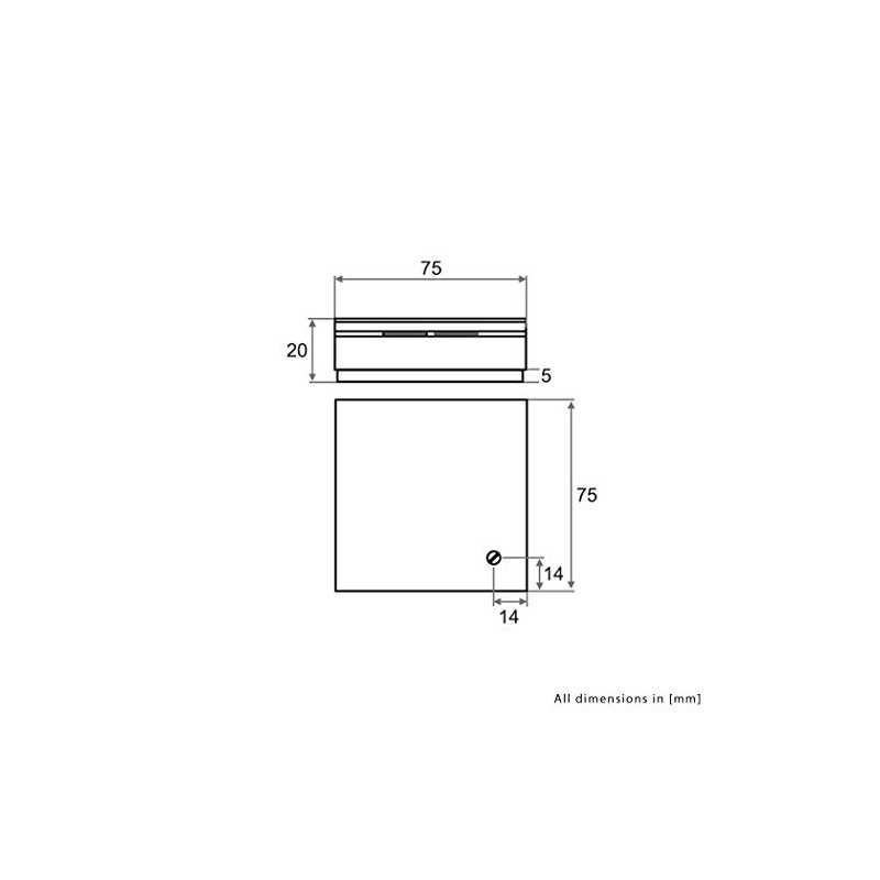 iOVEO 051RF02200 - Room Sensor, Sensor: PT1000, Temperature Sensor, Indoor,