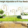 SIGOWING Shepherds Hooks for Outdoor, 61" Tall Freestanding Bird Feeder