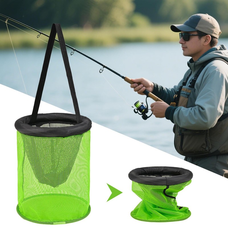 Crab Basket | Foldable Crayfish Storage Cage - Portable Floating