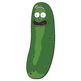 Rick Turned into a Pickle - Printed Vinyl Decal Sticker