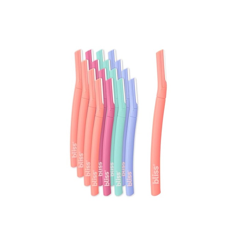 Bliss Women's Dermaplaning Tool - 16 Pack Dermaplaning Razor Microblades: