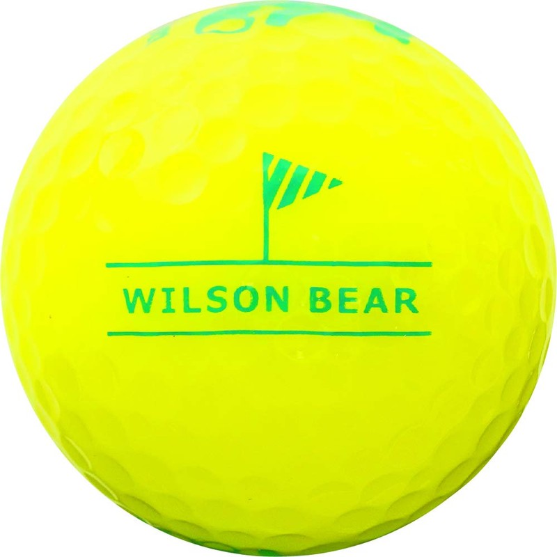 Wilson Golf Ball BEAR4 Dozen Yellow