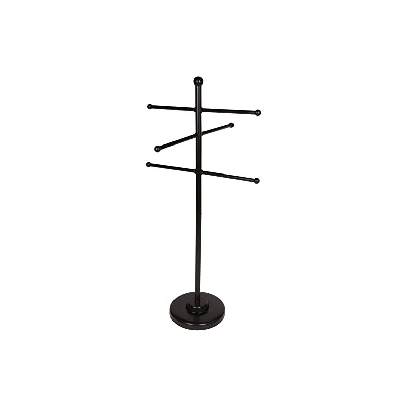 Trademark Innovations 50" Towel Rack for Pool and Spa (Black)