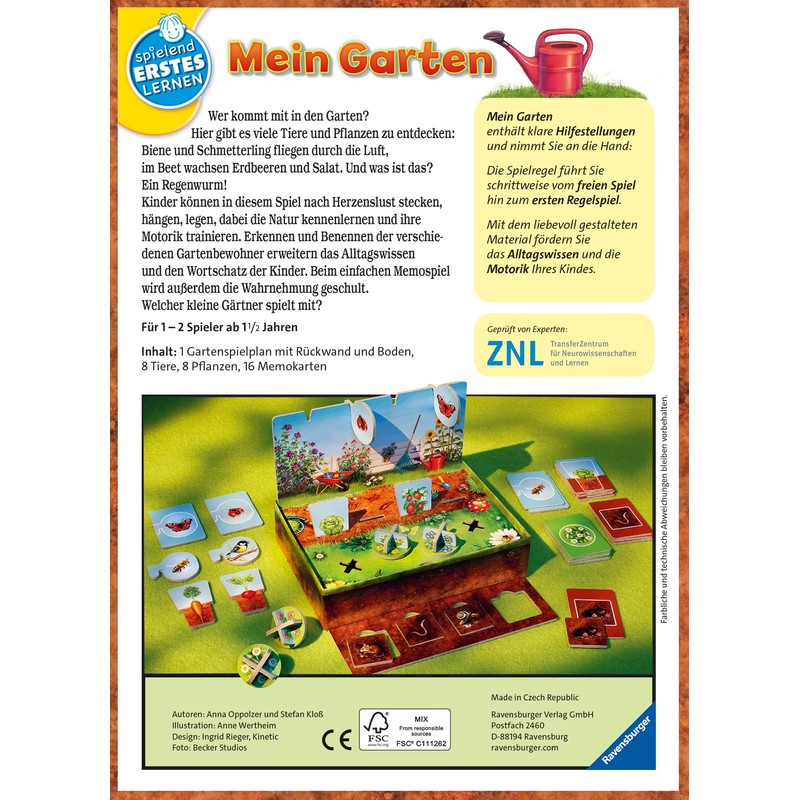 Ravensburger 24733 My Garden Educational Game for Children from 1.5