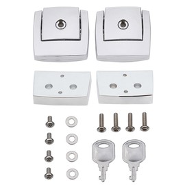 XYZMT Pack Trunk Latches Contains Lock‘s Spacers Fit For Harley Tour Pak Touring Classic Electra Ultra 80-13