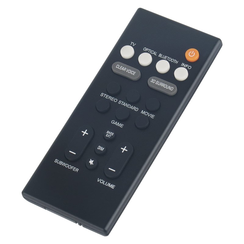 VDQ7630 Replaced Remote Control fit for Yamaha Sound Bar SR-B20A