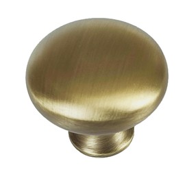 French Furniture Fittings Set of 6 Antique Brass Kitchen Cupboard Knobs - Handles Cabinet Pull knobs, Cupboard, Chest, Furniture, Drawer Handles - Vintage Shabby Chic 30mm by FFF