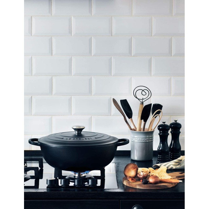 Le Creuset Revolution Medium Silicone Spatula, Black