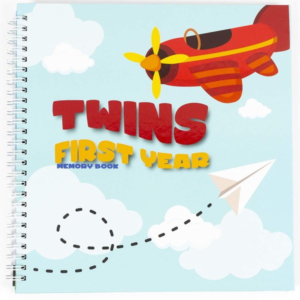 Twins First Year Memory Book - A Gorgeous Baby Keepsake