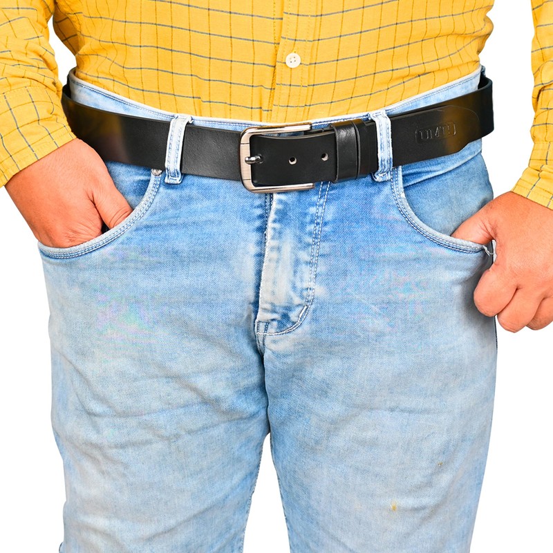 UMTI® Men's Leather Belt Made of Buffalo Leather for Men