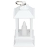 6PCS Ramadan Decorative Lights House Shape Plastic Wind Light Fireplace