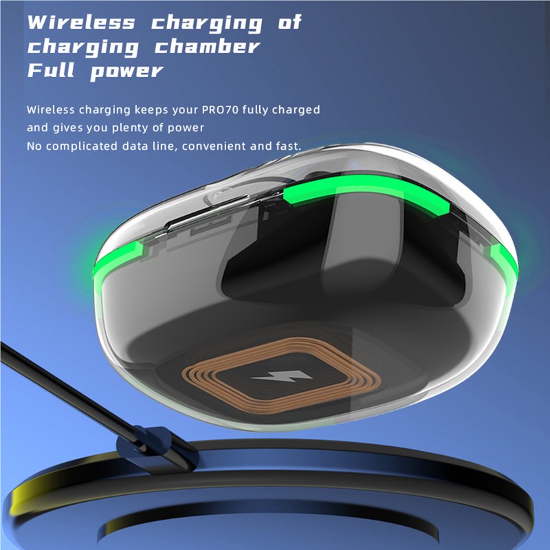 PRO70 Wireless Earbuds Headphone BT Earphones Sport Earbuds for Music