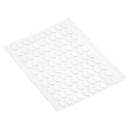 uxcell 200Pcs Removable Gel Glue Putty, 0.51" x 0.31" Acrylic Double Sided Adhesive Dot Sticky Tack for Museum Action Figures Wall Home Office Decoration, Clear