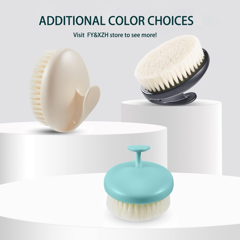 Dry Brushing Body Exfoliating Brush (Blue)