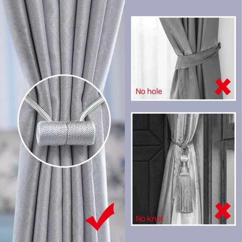 común (uso) 6 Estantes Magnéticos Para Cortinas