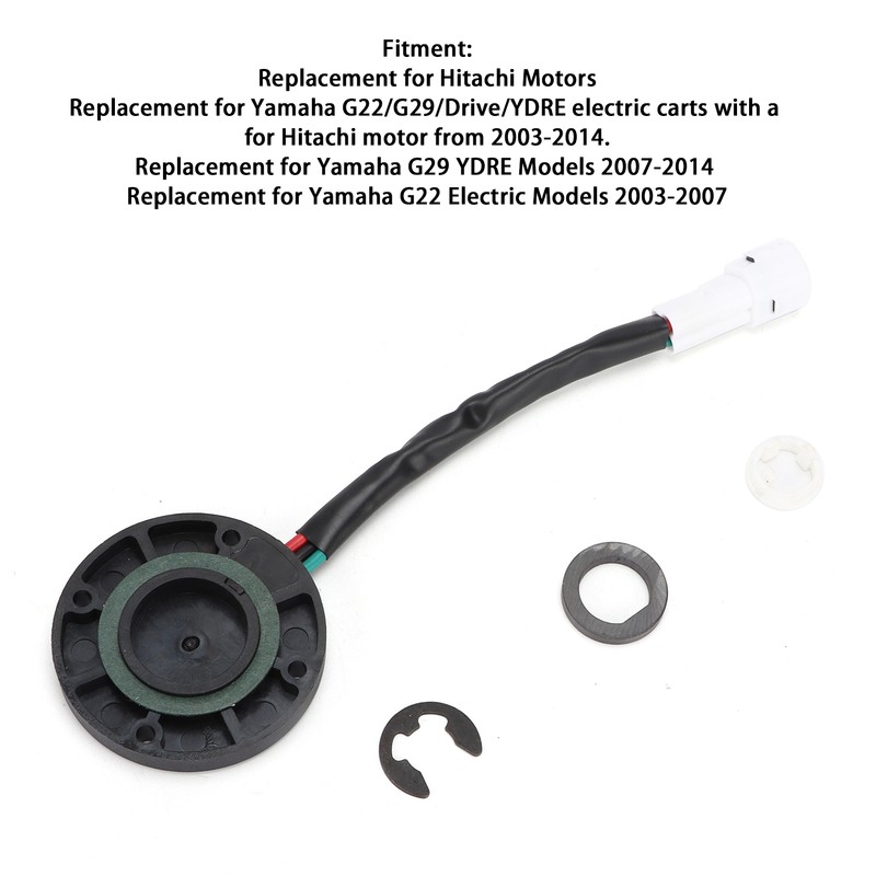Speed Sensor JU2‑H1670‑21 Replacement for Yamaha G22/G29/Drive/YDRE Electric Carts with