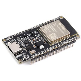 ESP32-C6-WROOM-1-N8 ESP32-C6 Development Board ESP32 C6 Microcontroller RISC-V 32-bit Single-Core Processor, Integrate WiFi 6, Bluetooth 5 and IEEE 802.15.4 (with Pre-soldered Header)
