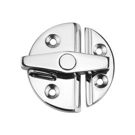 Marine Boat Door Catch Latch 316 Stainless Steel Door Latch Round 55mm Twist Lock Suit for Boat and Many External Cabinet Applications (1)